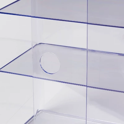Clear Case With Sliding Doors - Brightroom™: Plastic Bath Caddy, Shower Organizer, Over The Door, 12"x6"x12" 4 Clear Case With Sliding Doors - Brightroom™: Plastic Bath Caddy, Shower Organizer, Over The Door, 12"x6"x12" - Image 2