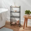 Skinny Bathroom Cart Black - Brightroom™ -Organique Store GUEST 024e446f 1a1f 448d 9c25 18a7b3b5eea6