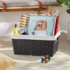 17" X 12" X 8" Large Woven Lined Basket Black - Brightroom™ 1 17" X 12" X 8" Large Woven Lined Basket Black - Brightroom™ -Organique Store GUEST 0ff737db fc55 494a af3c b47897fa5dfd