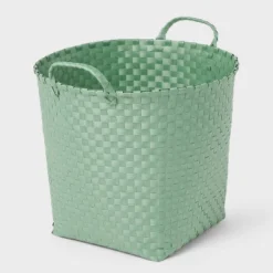 Woven Plastic Floor Basket - Brightroom™ -Organique Store GUEST 10852d8e 0a5b 4a1e b159 9d4b6da21168