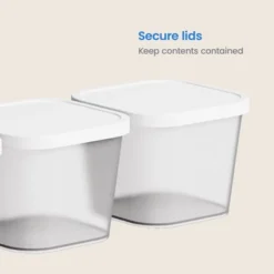 3pk Click In Place 30oz Insert Storage Containers White And Clear - Brightroom™ 10 3pk Click In Place 30oz Insert Storage Containers White And Clear - Brightroom™ -Organique Store GUEST 1110893c 8848 4812 b8b7 845fda98d1f2