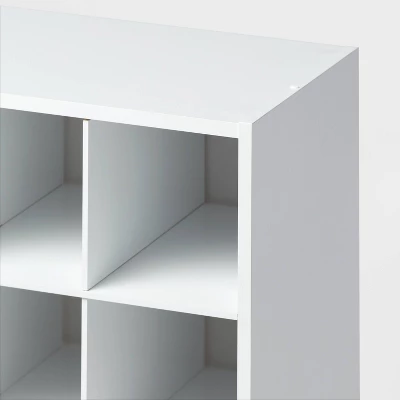 4 Tier Laminate Stackable Shoe Cubby White - Brightroom™ 4 4 Tier Laminate Stackable Shoe Cubby White - Brightroom™ - Image 2