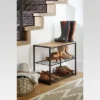 3 Tier Shoe Rack Black Metal With Natural Wood - Brightroom™ 1 3 Tier Shoe Rack Black Metal With Natural Wood - Brightroom™ -Organique Store GUEST 1f2cceea 00e7 47c8 8368 266f389021b9