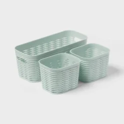 3pk Wave Assorted Decorative Basket 5L Narrow 2c Brightroom™ 11 3pk Wave Assorted Decorative Basket 5L Narrow 2c Brightroom™ -Organique Store GUEST 35454230 d614 4767 8785 2efa57cdf539