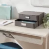 2 Drawer Decorative Fabric Box Charcoal - Brightroom: Rectangle, Paper & Polyester, Spot Clean, 6"x10"x13" 2 2 Drawer Decorative Fabric Box Charcoal - Brightroom: Rectangle, Paper & Polyester, Spot Clean, 6"x10"x13" -Organique Store GUEST 49edadd0 15a9 46d0 af95 b1b5cfafde01
