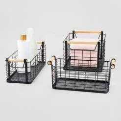 Wire Natural Wood Handles Milk Crate - Brightroom™ 7 Wire Natural Wood Handles Milk Crate - Brightroom™ -Organique Store GUEST 4a155be8 99e8 4d0e bd95 eeeb004429f9