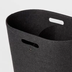 Felt Double Hamper Charcoal - Brightroom™: Polyester, 6000 Volume, Adjustable, Open-Top, No Assembly Required 5 Felt Double Hamper Charcoal - Brightroom™: Polyester, 6000 Volume, Adjustable, Open-Top, No Assembly Required -Organique Store GUEST 4b5e4b3a ed2e 4ee5 9dfa b914e88400a5