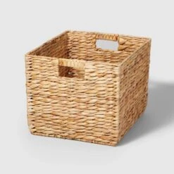 Woven Water Hyacinth Milk Crate - Brightroom™ 10 Woven Water Hyacinth Milk Crate - Brightroom™ -Organique Store GUEST 5108b3bd 325d 4bd3 beb8 f48ab7a835d7