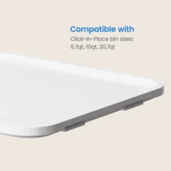 Click In Place Large Lid For Plastic Storage Bins For Home And Office Organization White - Brightroom™ 13 Click In Place Large Lid For Plastic Storage Bins For Home And Office Organization White - Brightroom™ -Organique Store GUEST 519dba91 3966 4056 922d 3ce9208e44e8