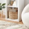 Woven Round Seagrass And Palm Leaf Striped Basket - Brightroom™ 1 Woven Round Seagrass And Palm Leaf Striped Basket - Brightroom™ -Organique Store GUEST 59d3e4ff 75b3 439b a546 24f1338307e8