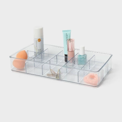 12"x6"x2" Tray Organizer Clear - Brightroom™ 5 12"x6"x2" Tray Organizer Clear - Brightroom™ - Image 3