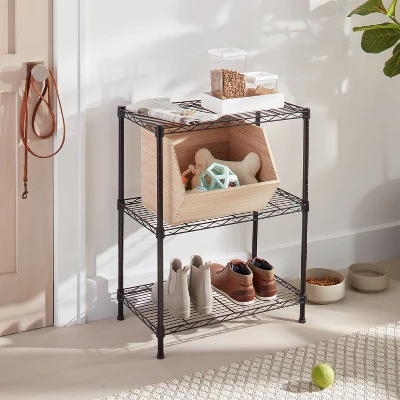 Paulownia Wood Potato Bin Natural - Brightroom™ 3 Paulownia Wood Potato Bin Natural - Brightroom™