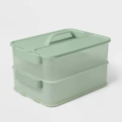 Click In Place 10qt Plastic Storage Bin For Home And Office Organization Green Tint - Brightroom™ 7 Click In Place 10qt Plastic Storage Bin For Home And Office Organization Green Tint - Brightroom™ -Organique Store GUEST 6c756ada ee75 4ac0 b6d2 f141471256a7