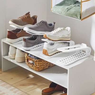 Shoe Space-Saving Slot Organizers 6pk - Brightroom™ 3 Shoe Space-Saving Slot Organizers 6pk - Brightroom™