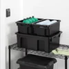 Medium Stackable Storage Bin - Brightroom™: Black Polypropylene Utility, 9.25 Volume, 22.79x15.98x8.39, Universal Storage 1 Medium Stackable Storage Bin - Brightroom™: Black Polypropylene Utility, 9.25 Volume, 22.79x15.98x8.39, Universal Storage -Organique Store GUEST 7ac043d7 f0ee 4e5a b7f0 c9025403115f