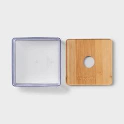 Small Clear Canister With Bamboo Lid - Brightroom™: Bathroom Container, Qtip Holder, Spot Clean, 3" Height 5 Small Clear Canister With Bamboo Lid - Brightroom™: Bathroom Container, Qtip Holder, Spot Clean, 3" Height -Organique Store GUEST 7d506d70 6555 4a31 ab4d 5250013eb427