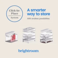 Click In Place 6.7qt Clear Shallow Plastic Storage Bin With White Latch For Home And Office Organization - Brightroom™ 17 Click In Place 6.7qt Clear Shallow Plastic Storage Bin With White Latch For Home And Office Organization - Brightroom™ -Organique Store GUEST 87431751 128a 4204 8f9b ca69a4d95d90