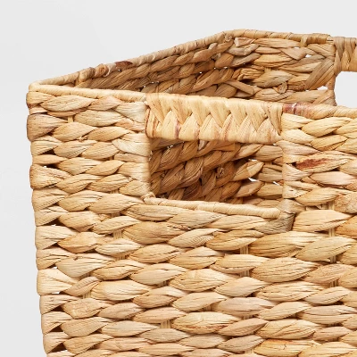 Woven Water Hyacinth Milk Crate - Brightroom™ 4 Woven Water Hyacinth Milk Crate - Brightroom™ - Image 2