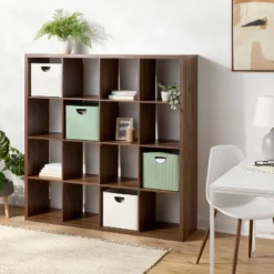 13" 16 Cube Walnut - Brightroom™