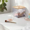 Clear Canister Large With Bamboo Lid - Brightroom™: Bathroom Container With Lid, Qtip Holder, 6"x6"x6" Plastic 1 Clear Canister Large With Bamboo Lid - Brightroom™: Bathroom Container With Lid, Qtip Holder, 6"x6"x6" Plastic -Organique Store GUEST a2fbd6e0 8054 4ac1 ae91 58eb6cd98b06