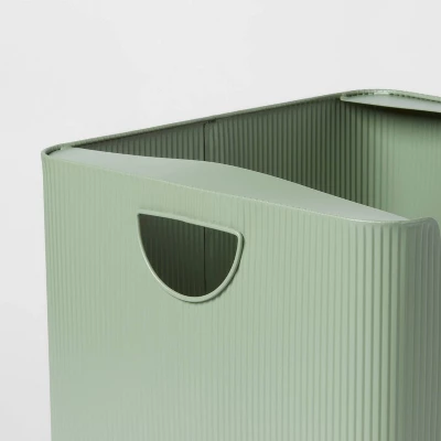 Metal Bin Large Open Front Green - Brightroom™ 4 Metal Bin Large Open Front Green - Brightroom™ - Image 2
