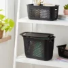 Narrow Decorative Plastic Lid Black - Brightroom™: Storage Bin, Cut-Out Handles, 13" Cube System Compatible 1 Narrow Decorative Plastic Lid Black - Brightroom™: Storage Bin, Cut-Out Handles, 13" Cube System Compatible -Organique Store GUEST a50ae07a e0da 43e0 bf87 9de8ed3553a2