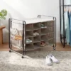 4 Tier Rolling Cubby Shoe Rack Gray - Brightroom™ 2 4 Tier Rolling Cubby Shoe Rack Gray - Brightroom™ -Organique Store GUEST c84e632b bc1b 4b36 8081 bad0a49f3a0c