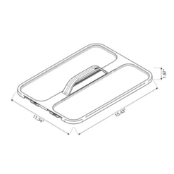 Click In Place Large Lid With Handle For Plastic Storage Bins For Home And Office Organization White - Brightroom™ -Organique Store GUEST c9443ed5 6f7f 4be8 b7cb e59579cbf6ab