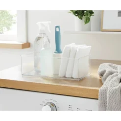 12" X 6" X 4" All Purpose Storage 1/2 Storage Bin - Brightroom™: Clear Plastic Decorative Container, No Assembly Required 11 12" X 6" X 4" All Purpose Storage 1/2 Storage Bin - Brightroom™: Clear Plastic Decorative Container, No Assembly Required -Organique Store GUEST c9536262 b5ce 4303 9455 f10d7d6b7fbc