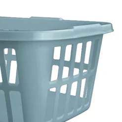 1.5 Bu Laundry Basket Pewter Aqua - Brightroom™ -Organique Store GUEST ca2b2774 204f 4d1c 95c0 1a35791f4ff9