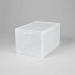 Small Stackable Bins Front Opening Clear Plastic - Brightroom™ 10 Small Stackable Bins Front Opening Clear Plastic - Brightroom™ -Organique Store GUEST d14984ec d883 4043 91a2 cad190d9ba3c