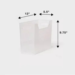 Medium Multipurpose Storage Bin Clear - Brightroom™ -Organique Store GUEST e8813010 7aaa 4dec a2e4 ab84fa82c174
