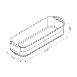 Click In Place 3qt Clear Shallow Slim Plastic Storage Bin With White Latch For Home And Office Organization - Brightroom™ -Organique Store GUEST f68e3368 8ce5 445e a264 6be5fa79ddbf